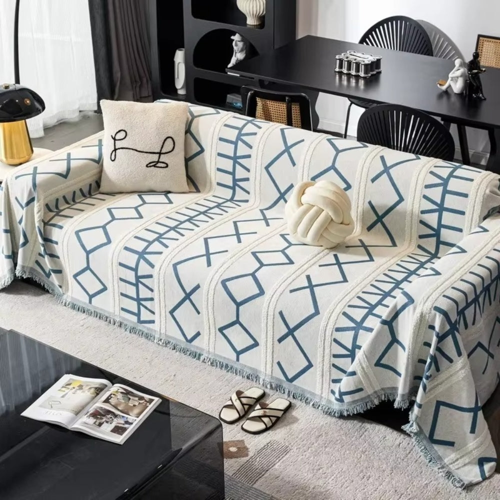 Maliben | Maze Four-Season Chenille Sofa Cover