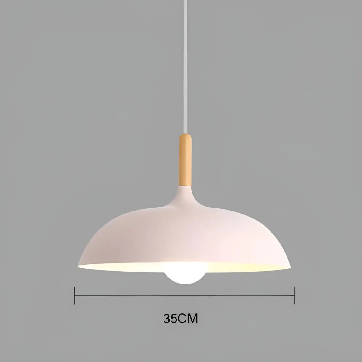 Maliben | Scandinavian Elegance: Luxury Oak Ceiling Lamp With Led Lighting