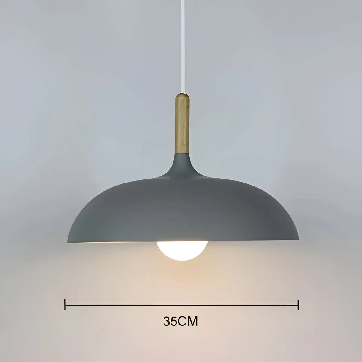 Maliben | Scandinavian Elegance: Luxury Oak Ceiling Lamp With Led Lighting