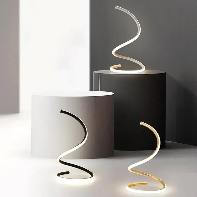 Maliben | Minimalist Led Table Lamp With Adjustable Shade - Stylish Lighting For Home
