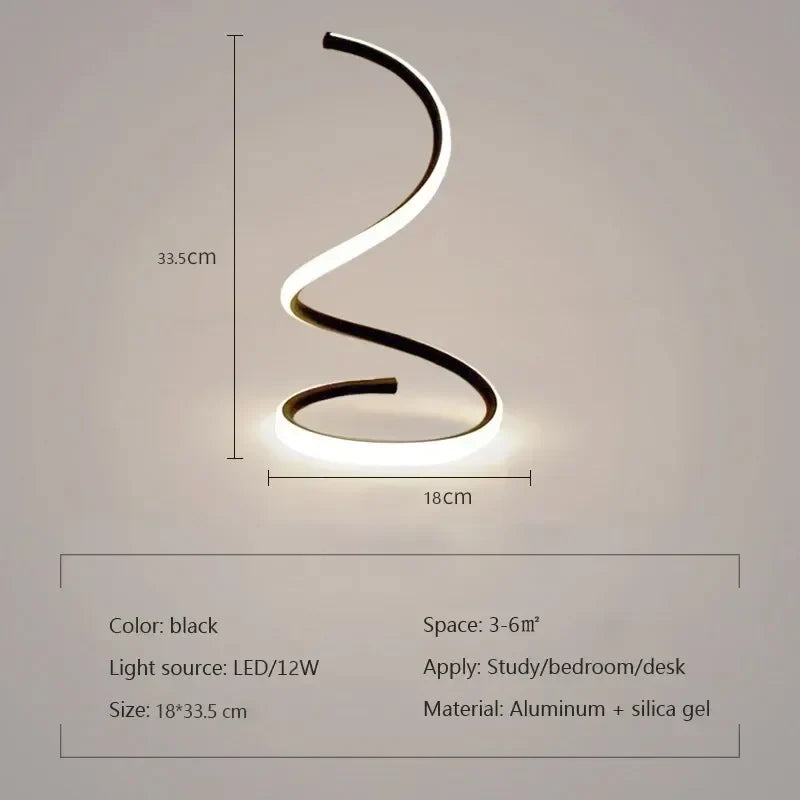 Maliben | Minimalist Led Table Lamp With Adjustable Shade - Stylish Lighting For Home