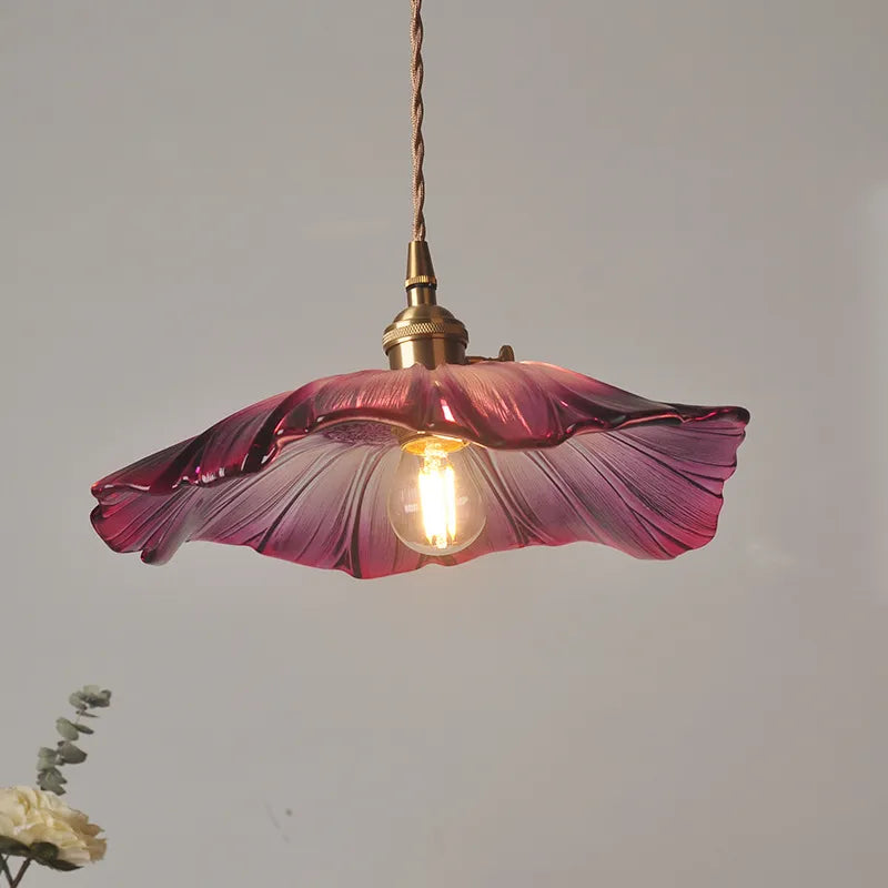 Maliben | Florashine Light - Elegant Flower Glass Pendant Lamp