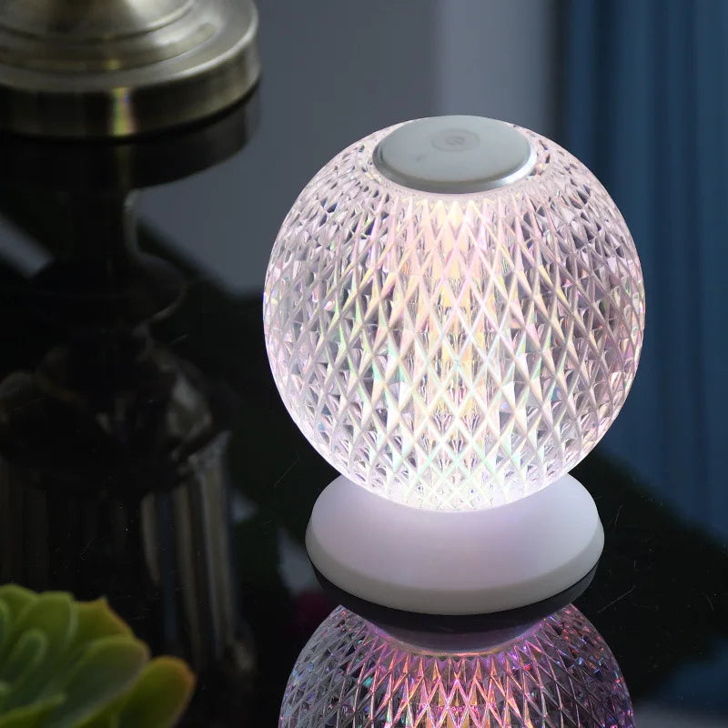 Maliben | Chic Crystal Table Lamp – Wireless Luxury Lighting