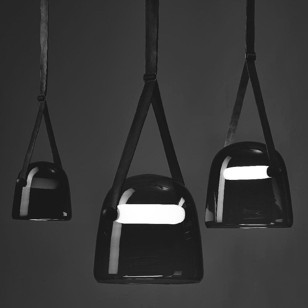 Maliben | Lunamona Ceiling Lamp - Modern Pendant Light Made Of Metal And Glass