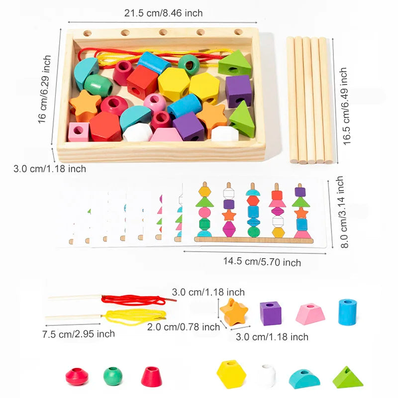 Maliben | Ecotoys Colorful Shape Match | Stimulate Creativity - Discover Shape Recognition & Cognitive Skills