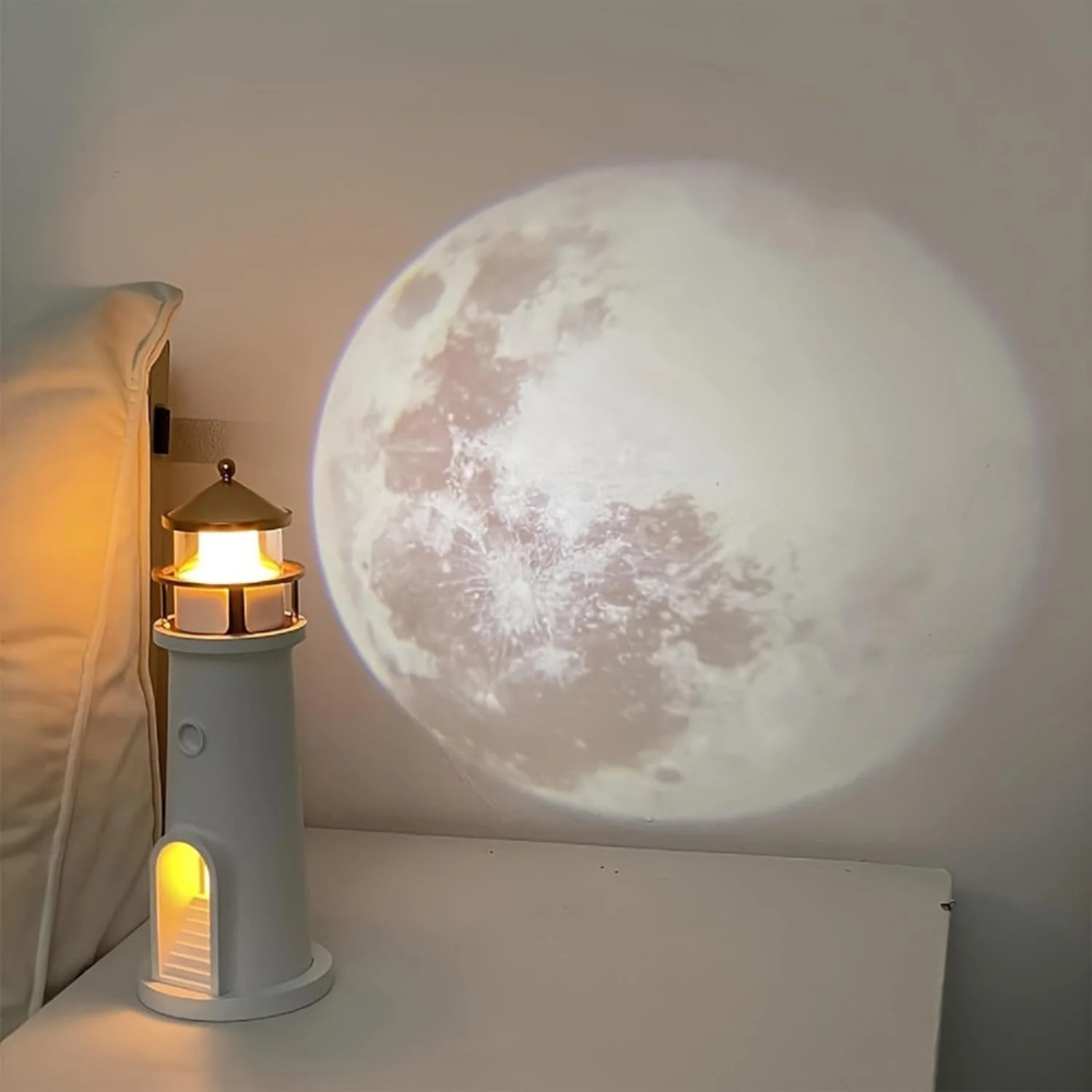 Maliben | Moon Lamp Night Light Lighthouse Design Bedroom Decor