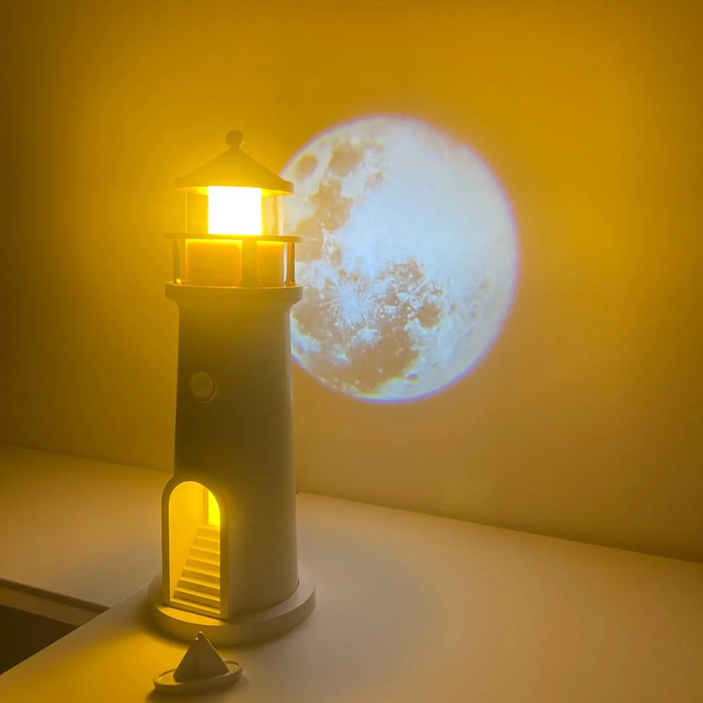 Maliben | Moon Lamp Night Light Lighthouse Design Bedroom Decor