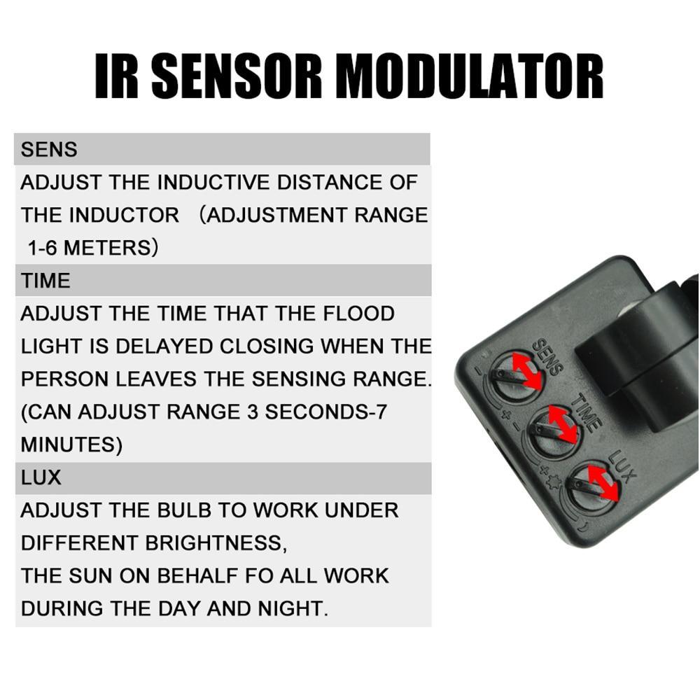 Maliben | Motion Sensor Led Flood Light 10w 30w 50w 220v Floodlights Searching Lamp Ip65 Reflector Outdoor Lighting Led Exterior Spotlight