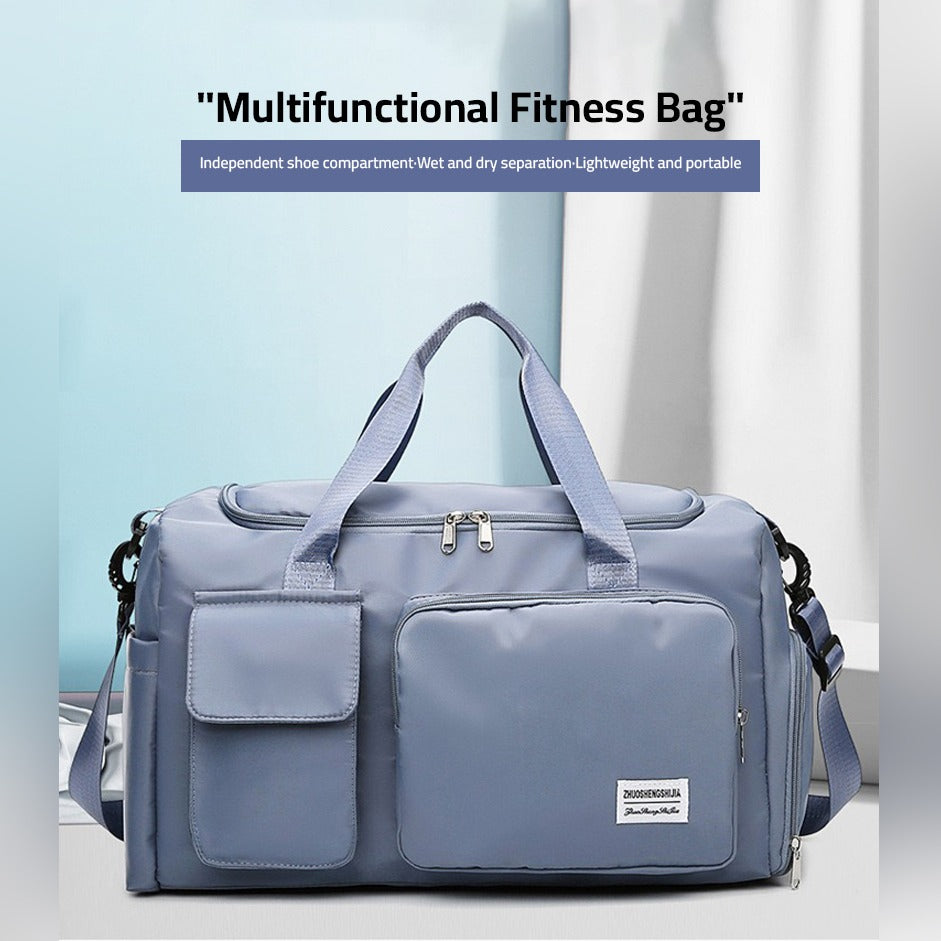 Maliben | Traventix Travel Bag With Multiple Compartments | Waterproof & Lightweight | Sports, Fitness & Weekend Bag For Men & Women
