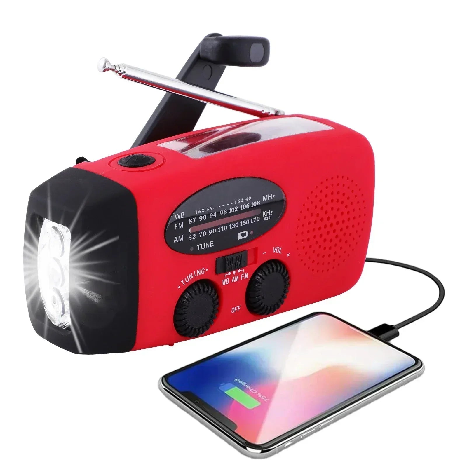 Maliben | Emergency Radio Powersafe Mini – Compact Emergency Radio With Flashlight And Power Bank