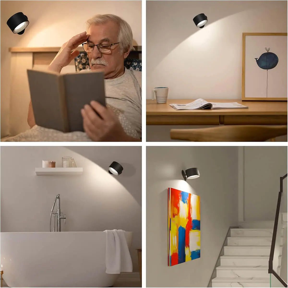 Maliben | Wireless Nordic Wall Light With Remote Control