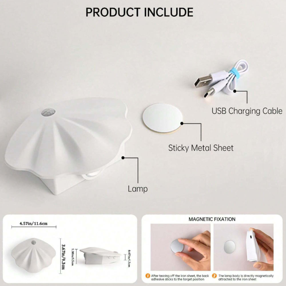 Maliben | Smart Shell Motion Sensor Light - Lumimotion