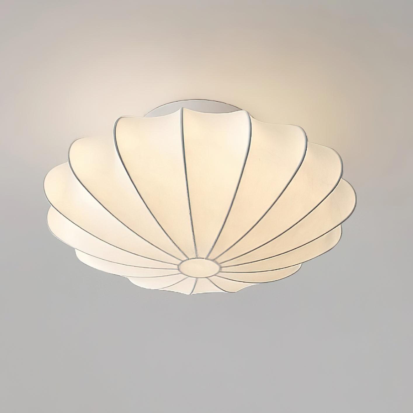 Maliben | Shell-Shaped Fabric Ceiling Lamp Elegant Design
