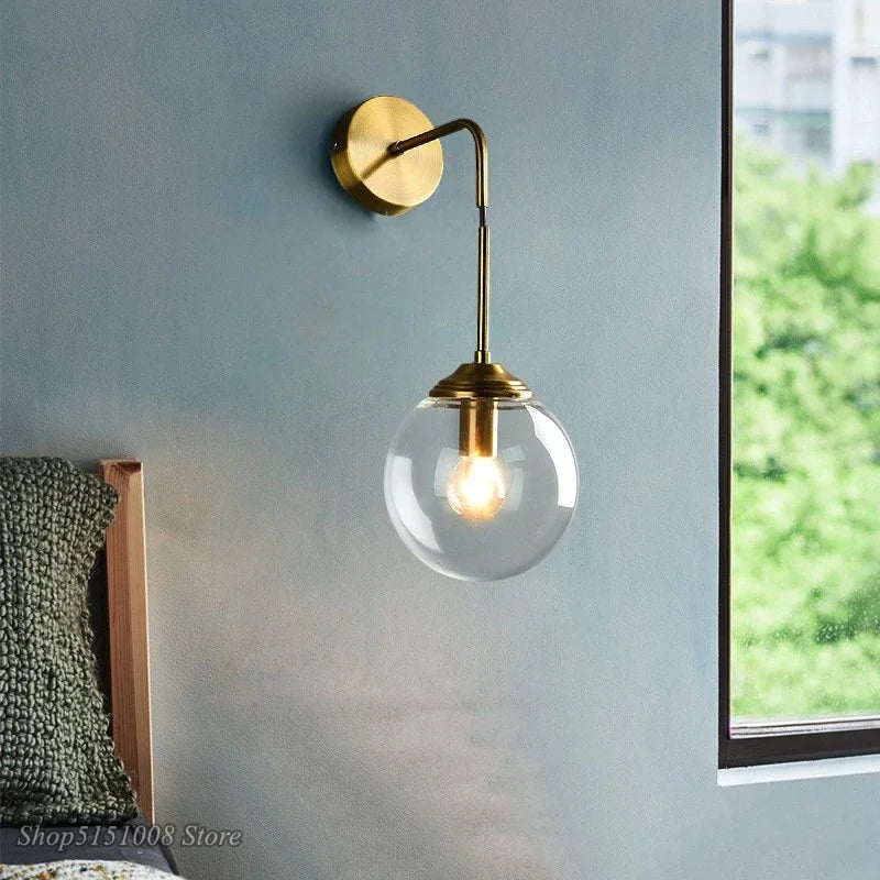 Maliben | Modern Nordic Wall Lamp - Elegant Glass Lighting For Home