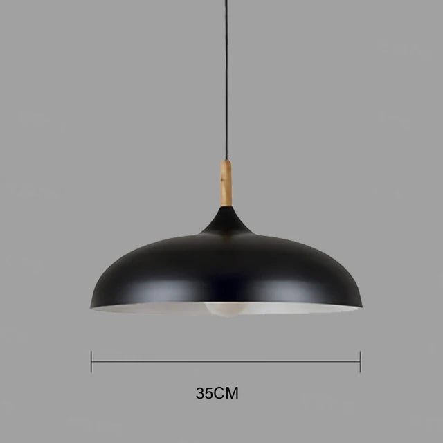 Maliben | Nordicoak Scandinavian Oak Ceiling Light – Modern Led Pendant Lamp