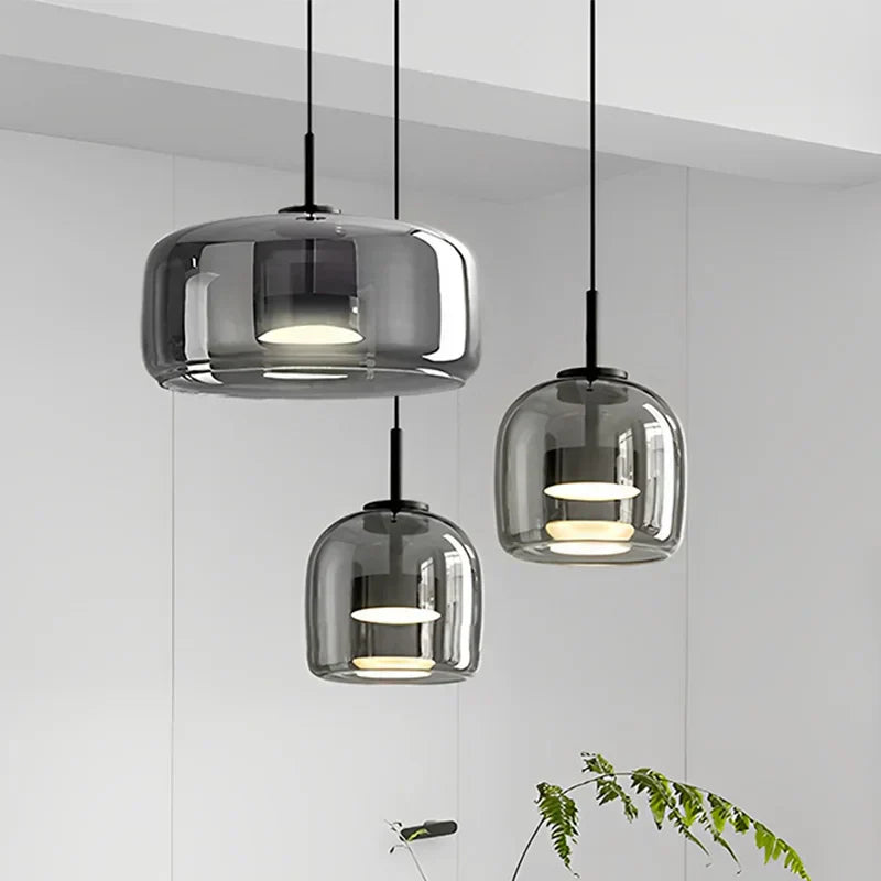 Maliben | Crystalglow Pendant Light - Elegant Pendant Light Made Of Clear Glass