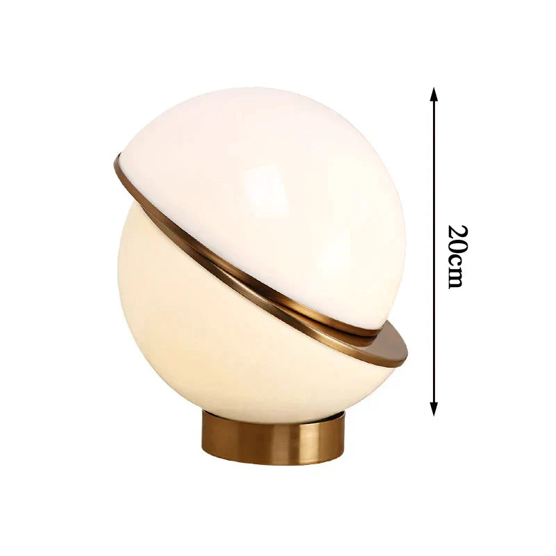 Maliben | Scandinavian Snowglobe Lamp – Elegant White Sphere