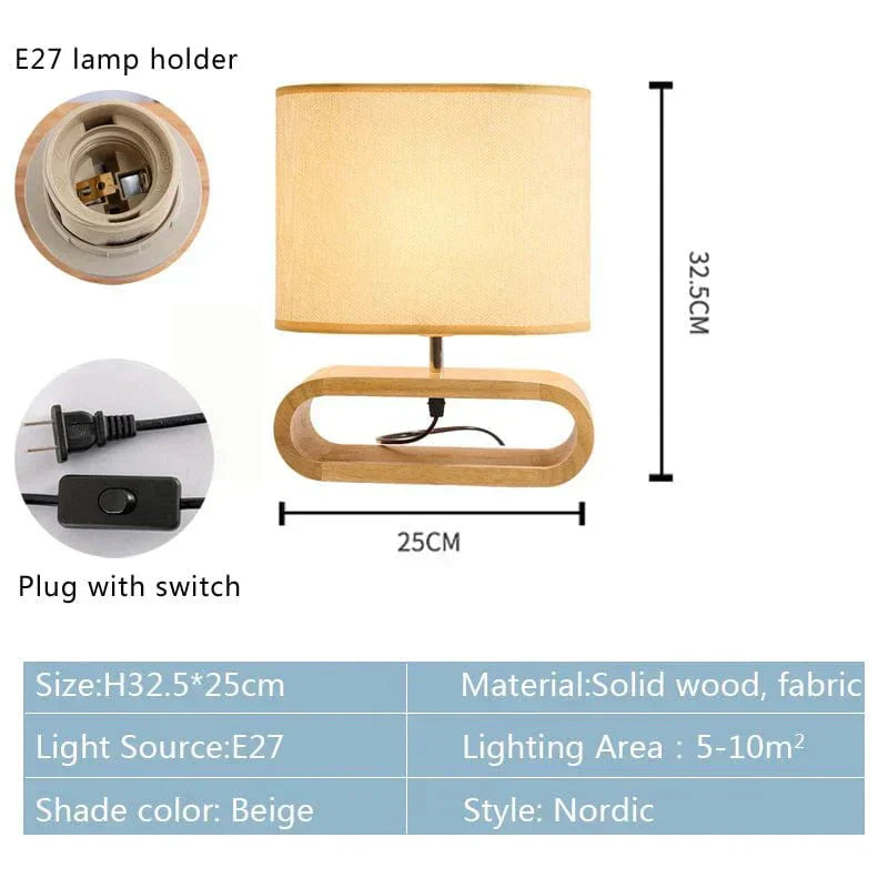 Maliben | ScandiLamp - Elegant Wooden lamp - Modern Design - Warm Ambiance