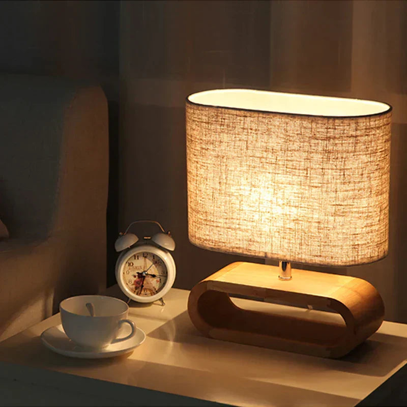 Maliben | ScAndinavian Wooden Table Lamp – Elegant and Handmade