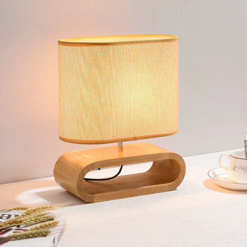 Maliben | ScAndinavian Wooden Table Lamp – Elegant and Handmade