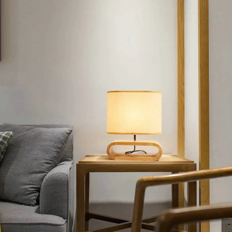 Maliben | ScAndinavian Wooden Table Lamp – Elegant and Handmade