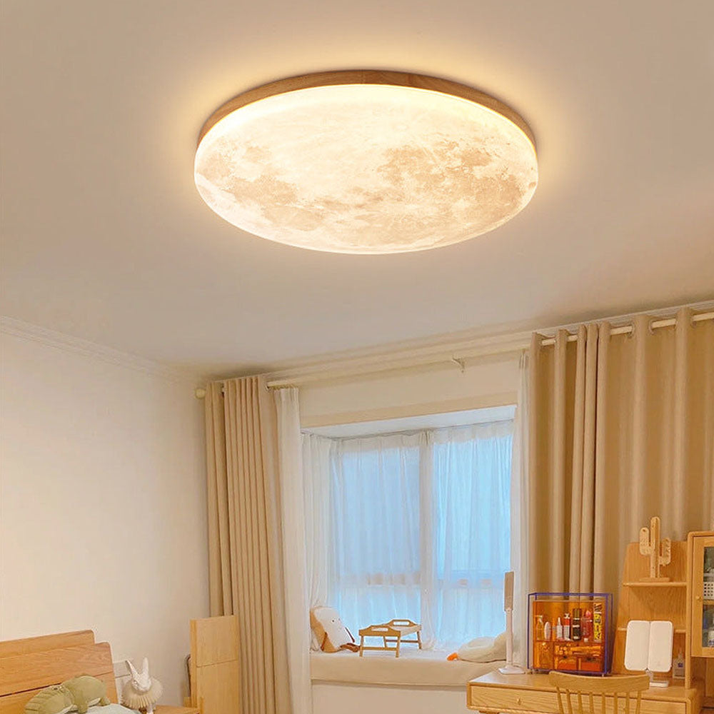 Maliben | Lunaglow - Moon Lamp Ceiling Lamp With Soft Led Lighting