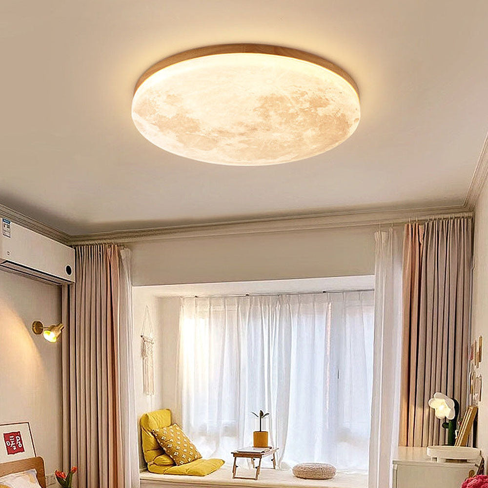 Maliben | Lunaglow - Moon Lamp Ceiling Lamp With Soft Led Lighting