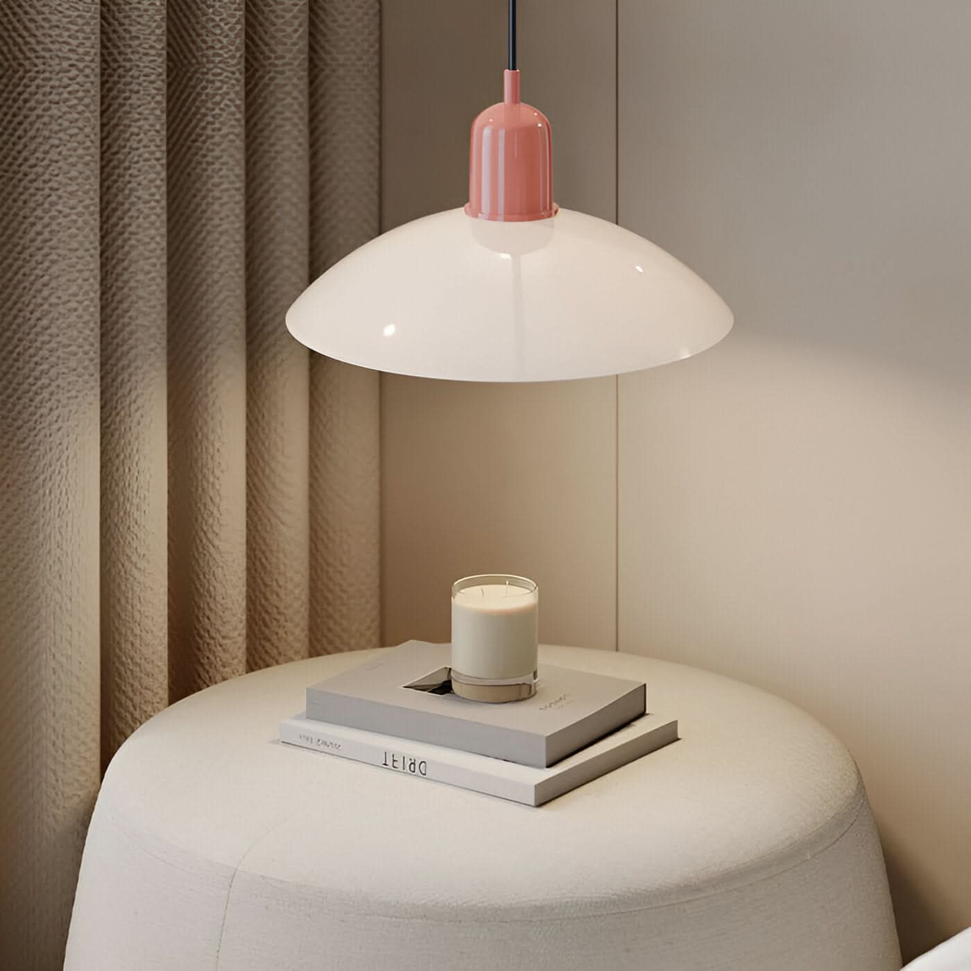 Maliben | Modern Macaron Bauhaus Pendant Light – Iron Shade
