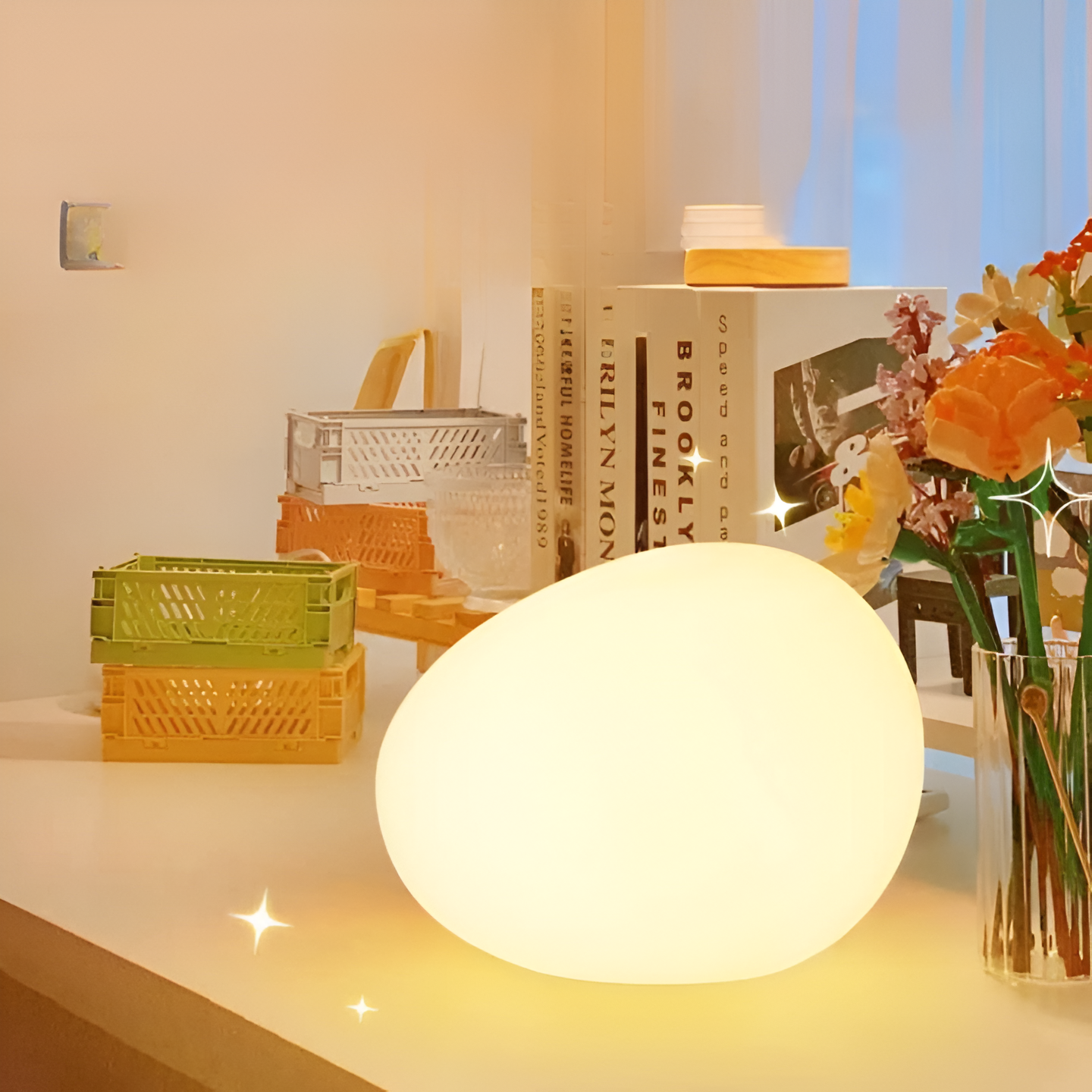 Maliben | Round Metal Table Lamp In Scandinavian Design