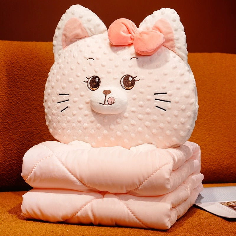 Maliben | Cuddle Ready Cute Cartoon Pillow Blanket