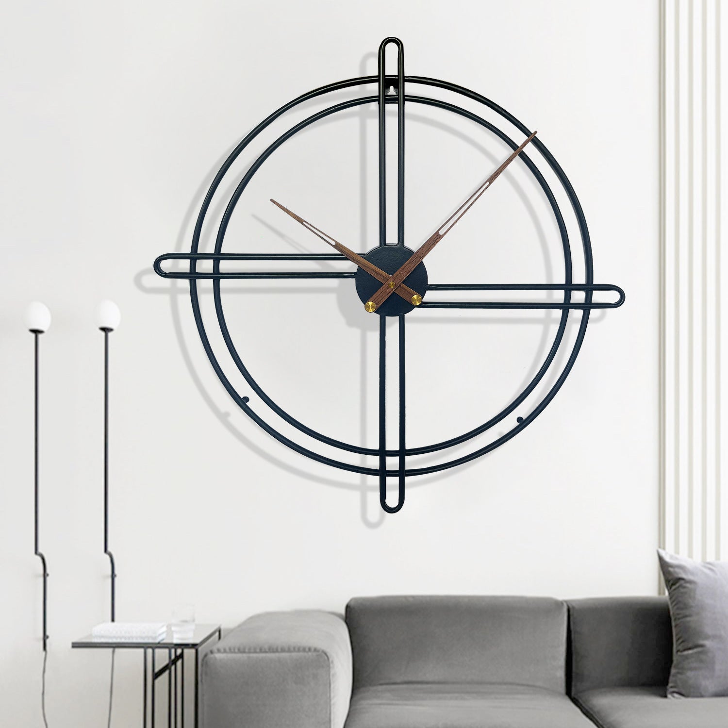 Maliben | Nordic decorative large wall clock for the living room 23 inches