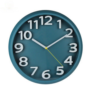 Maliben | 3D Large Number Silent Wall Clocks 12.5 Inch Battery Operated