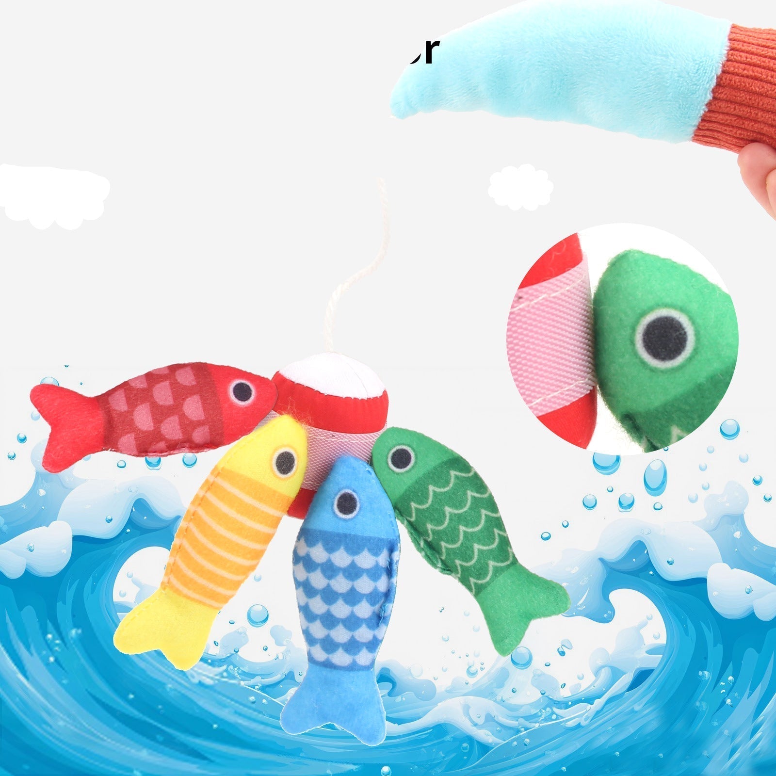 Maliben | Montessori Plush Fish Pond Toy