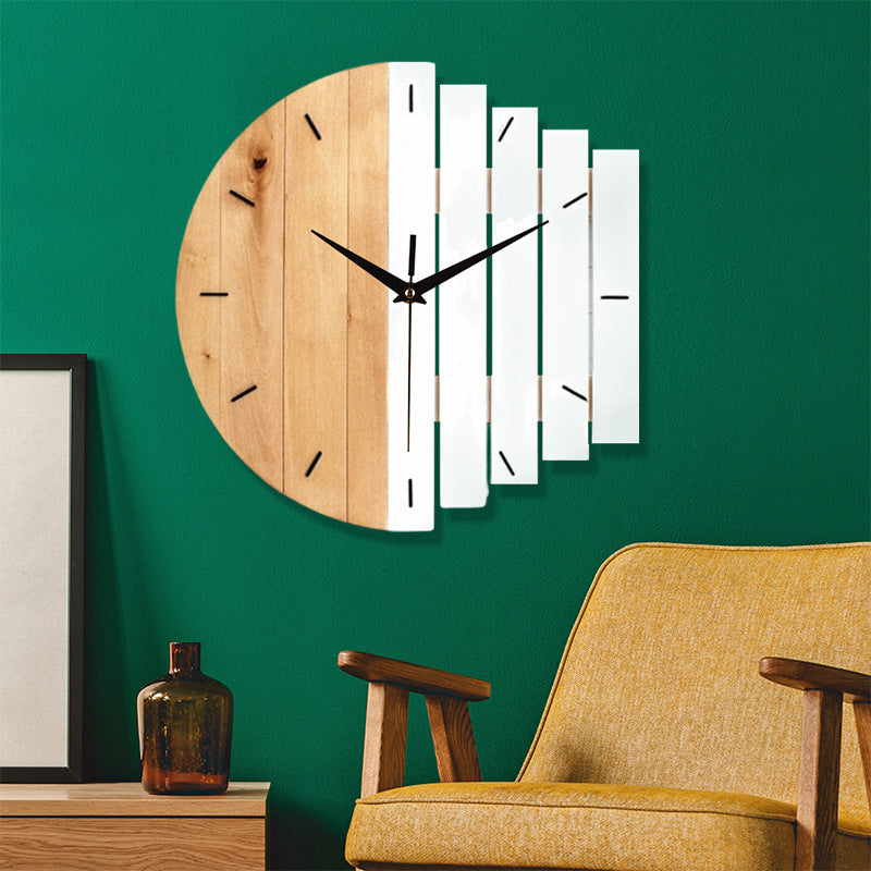 Maliben | Unique Wooden Analog Silent Wall Clock