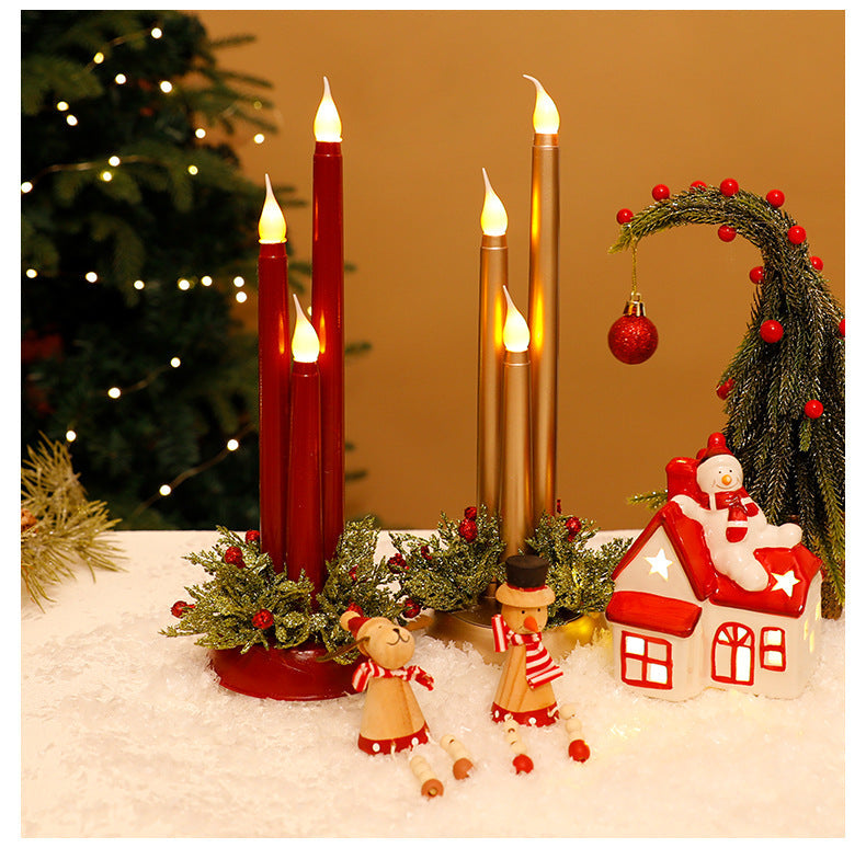 Glossy Simulation Led Taper Candle