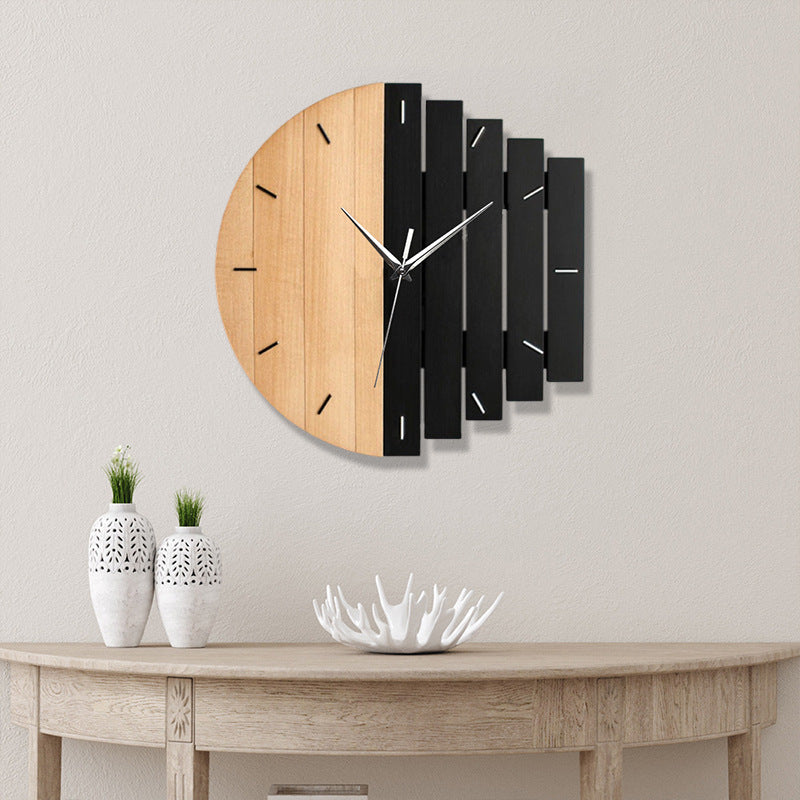 Maliben | Unique Wooden Analog Silent Wall Clock