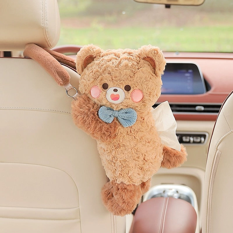 Maliben | Cuddle Bear Plush Tissue Box