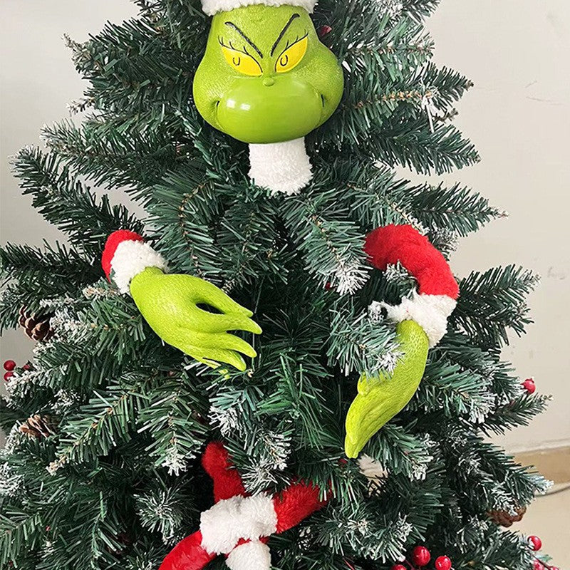 Grinch Christmas Tree Five Piece Decoration Set