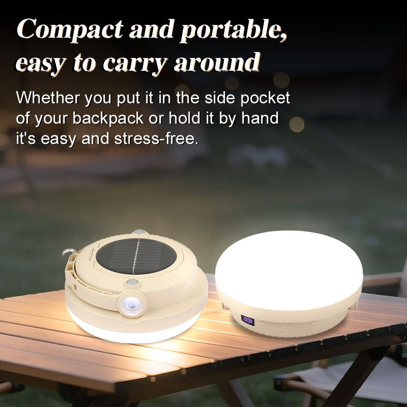 Long-Endurance Led Rechargeable Light Solar Camping Light
