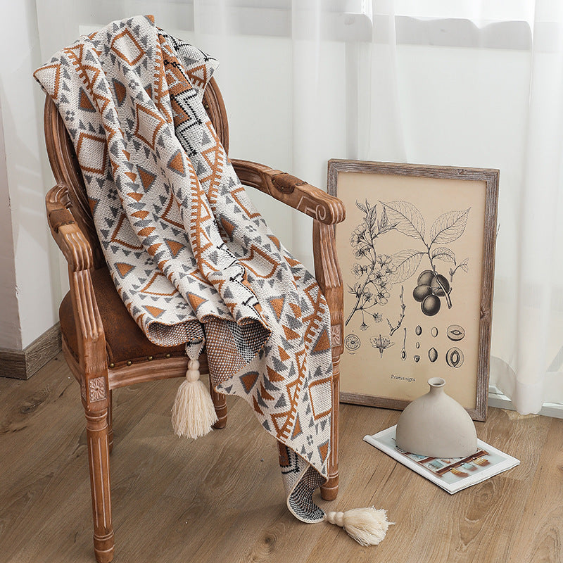 Maliben Boho Navajo Sunlight Bedspread