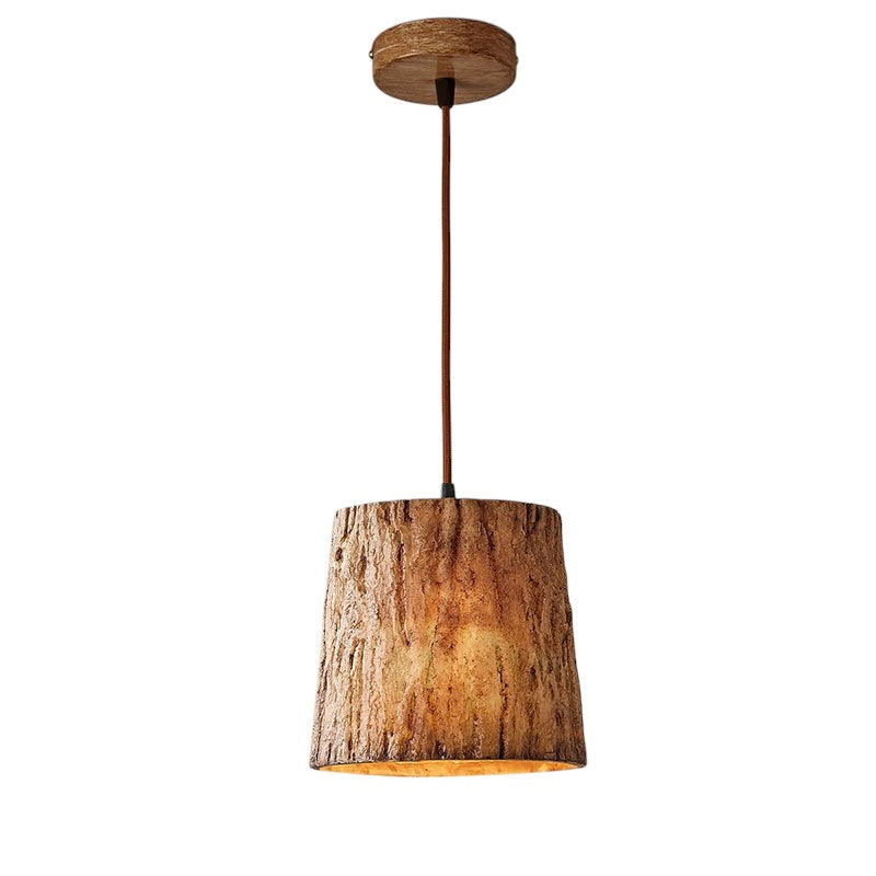 Maliben | Wooden Log Pendant Lamp With Natural Look