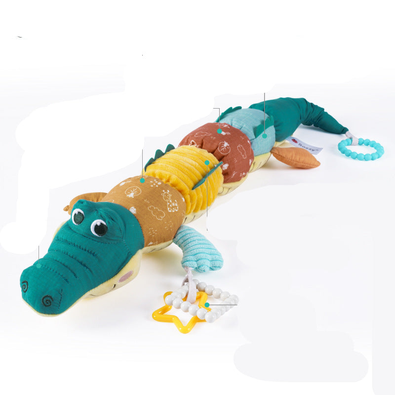 Maliben | Sensory Plush Rattle And Music Crocodile