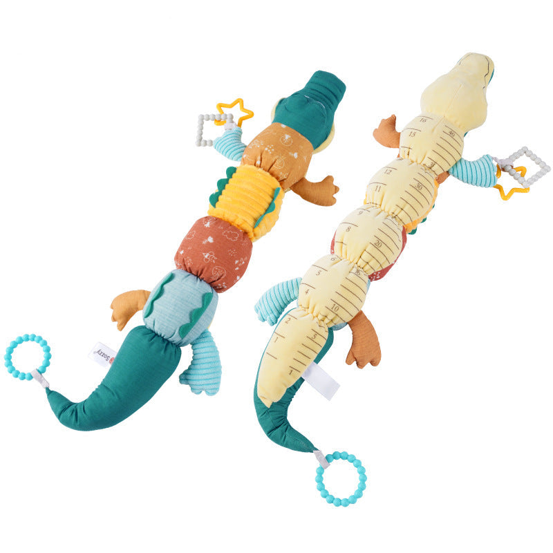 Maliben | Sensory Plush Rattle And Music Crocodile