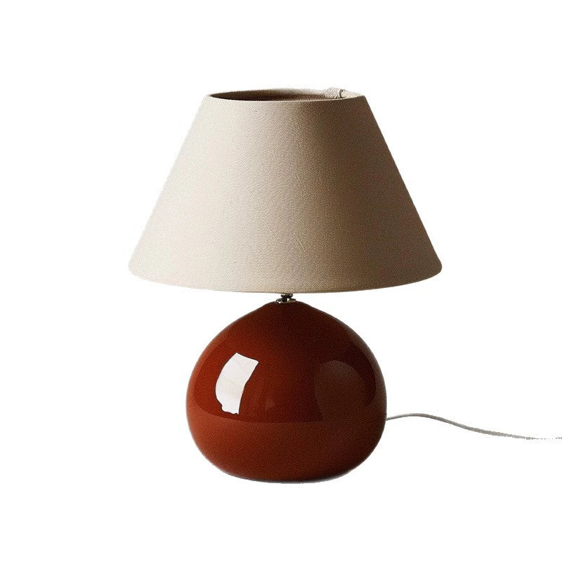 French Vintage Chestnut-Style Table Lamp