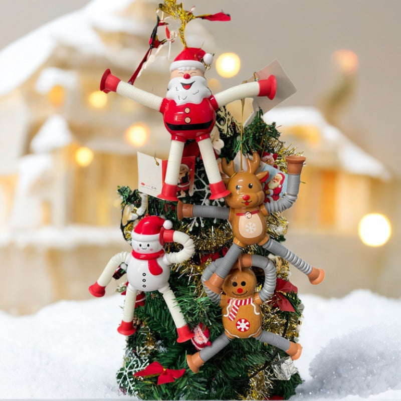Maliben | Christmas Sensory Suction Cup Baby Toy Figures