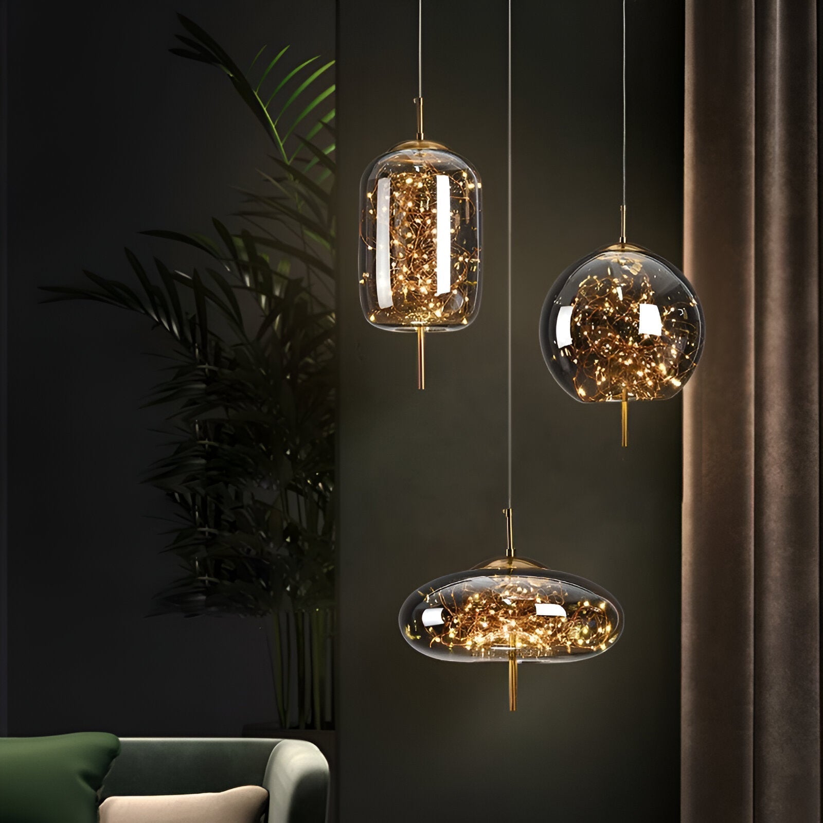 Maliben | Glass Nordic Luxe Pendant Lamp