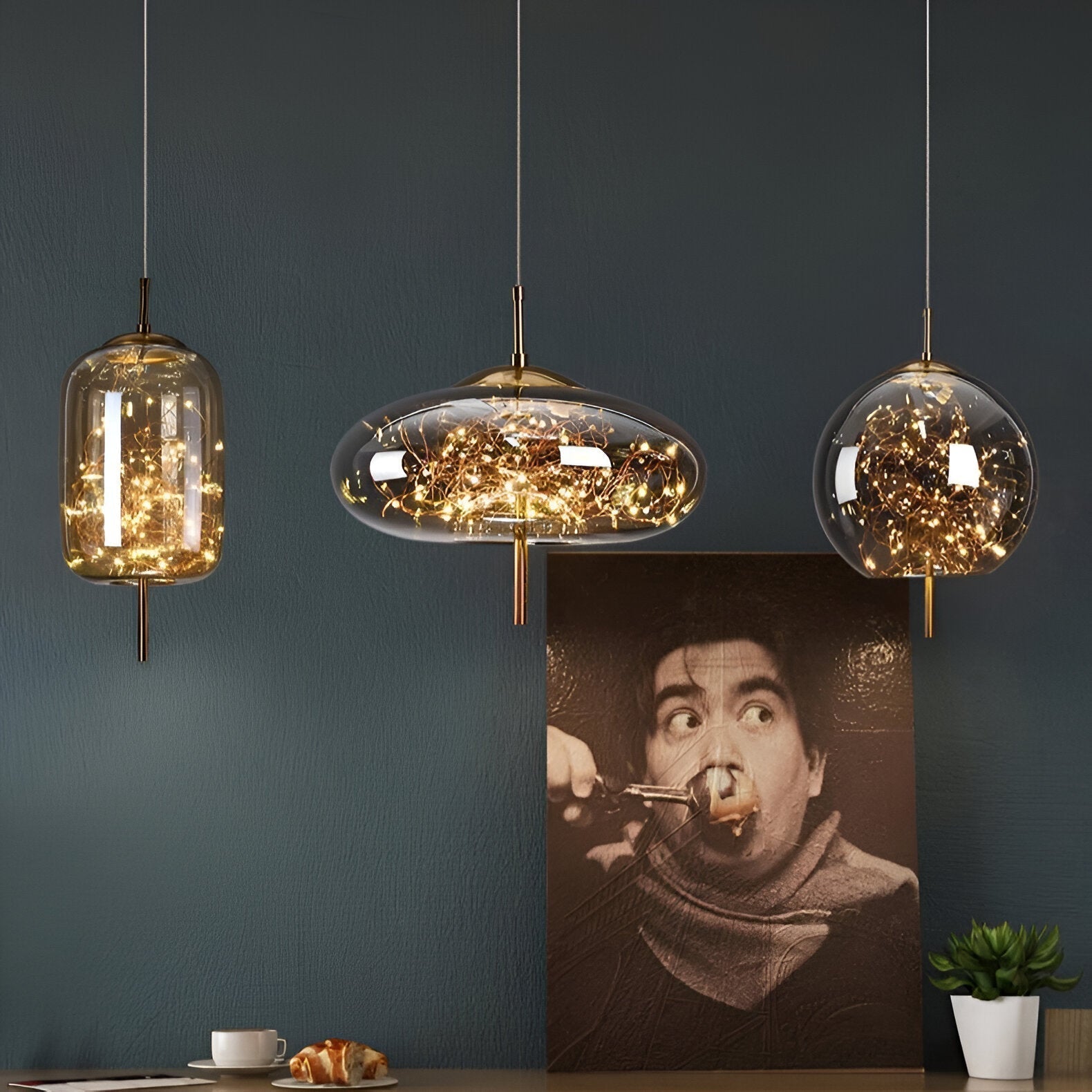 Maliben | Glass Nordic Luxe Pendant Lamp