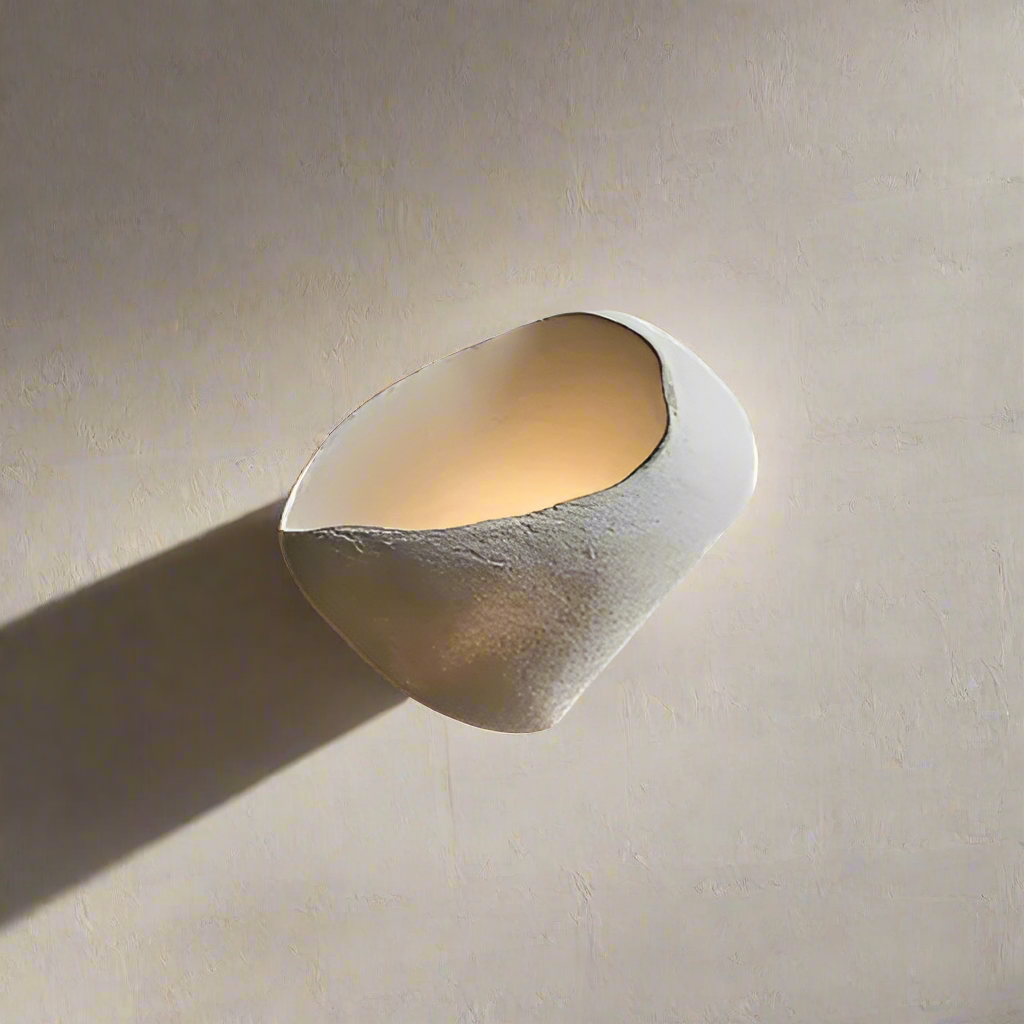 Maliben | Wall Lamp Made Of Polystyrene In Wabi-Sabi Style