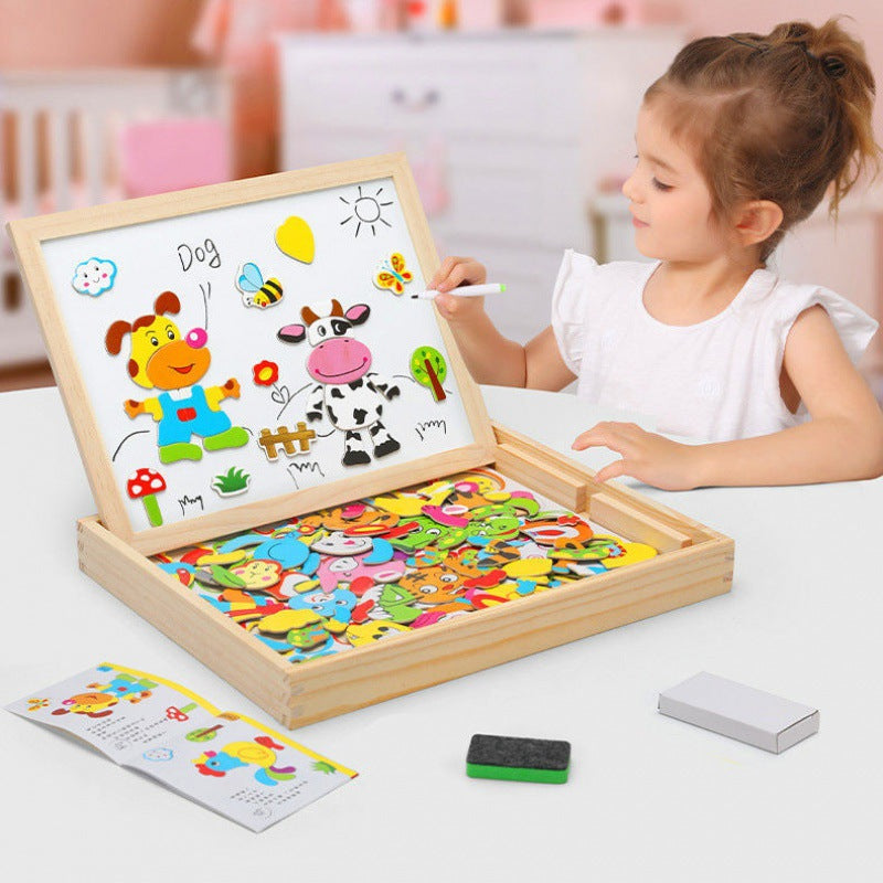 Maliben | 2-In-1 Montessori Magnet Drawing Board