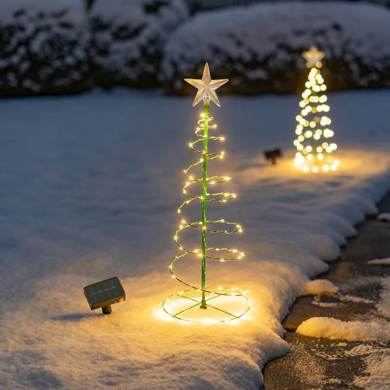 Colorful Solar Led Outdoor Christmas Tree